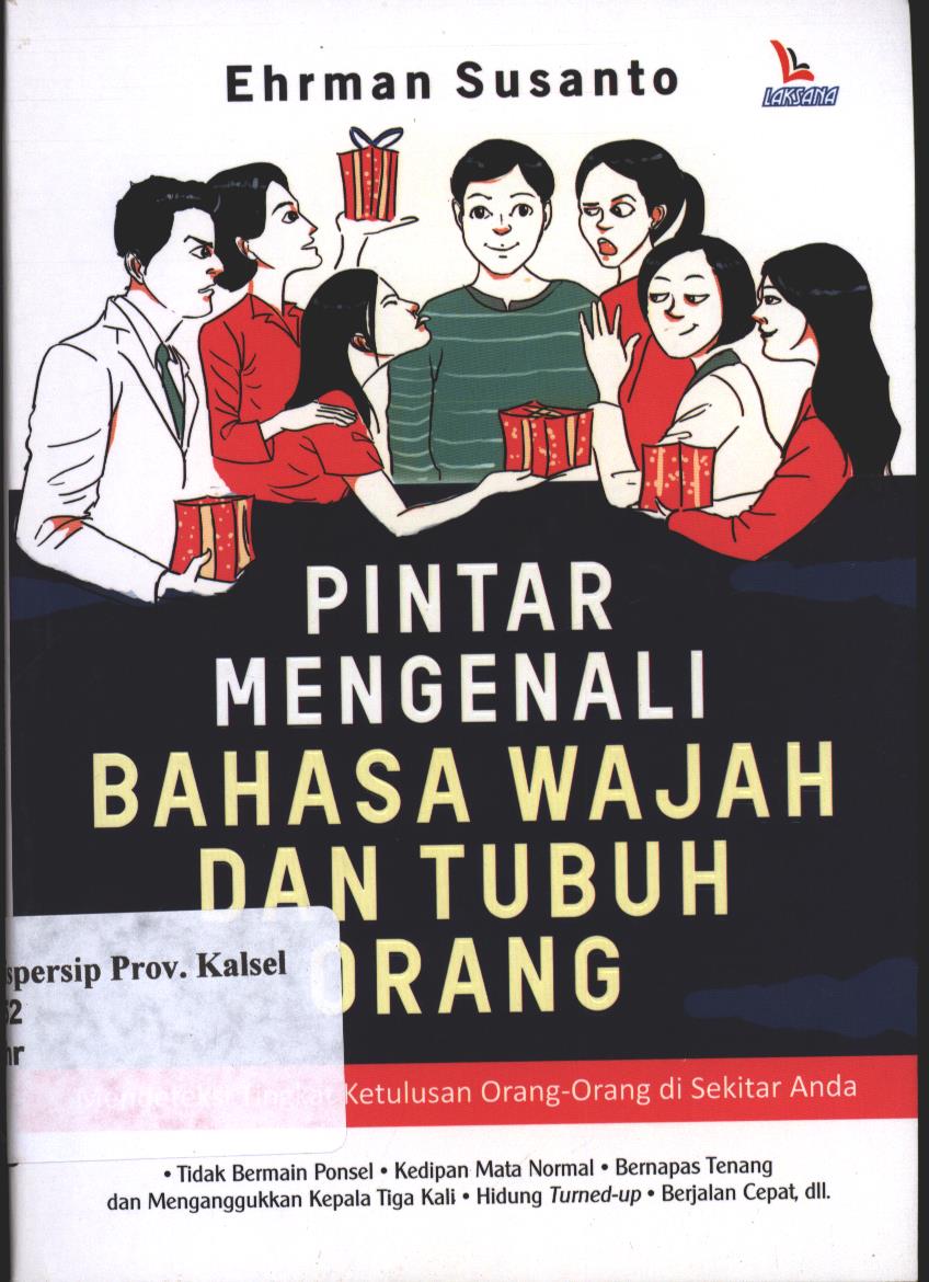 Cover PIntar Mengenali Bahasa Wajah dan Tubuh Orang / Ehrman Susanto; Editor, Aini