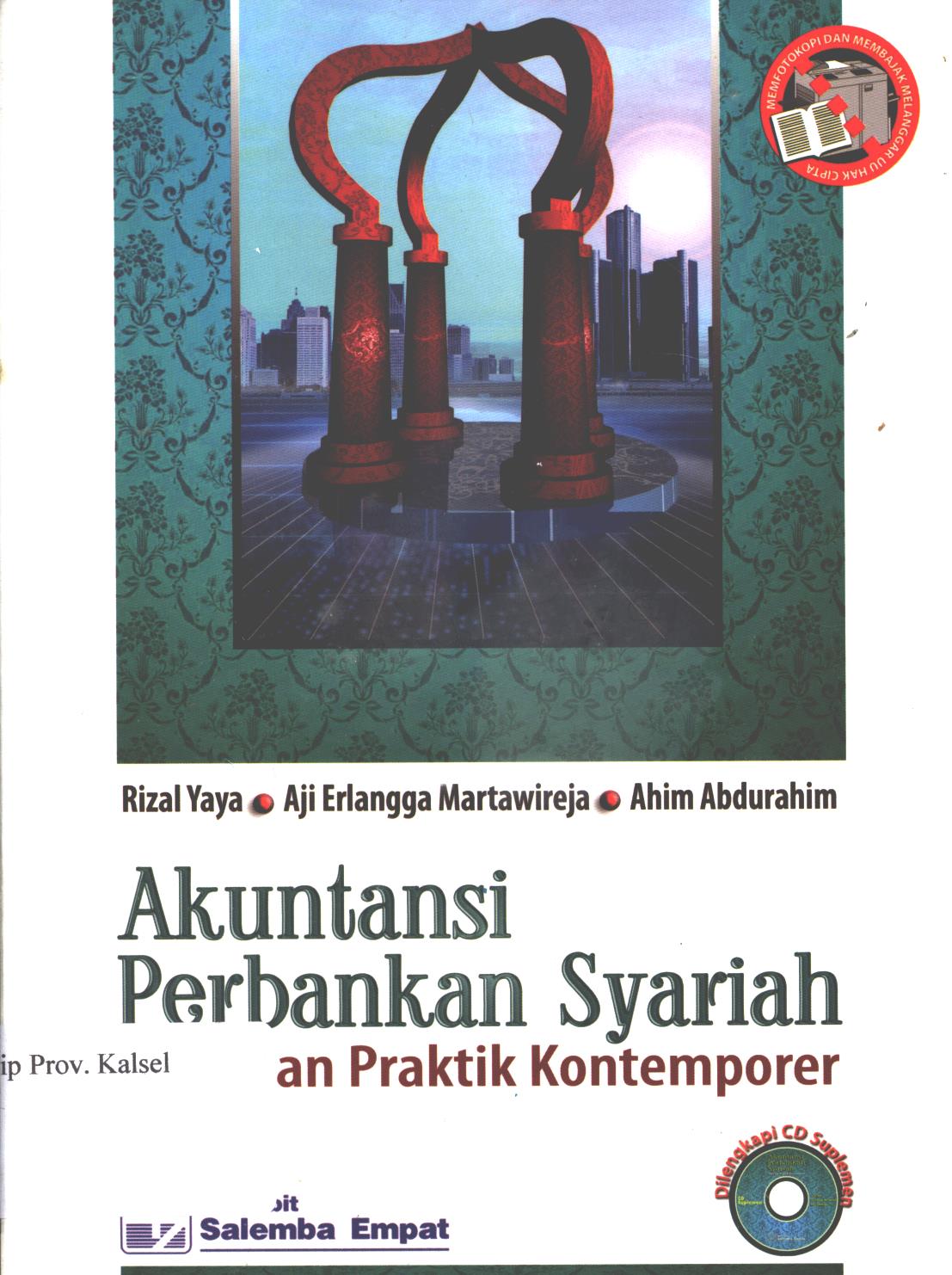 Cover Akuntansi perbankan syariah :  Teori dan praktik kontemporer / Rizal Yaya, Aji Erlangga Martawireja, dan Ahim Abdurahim