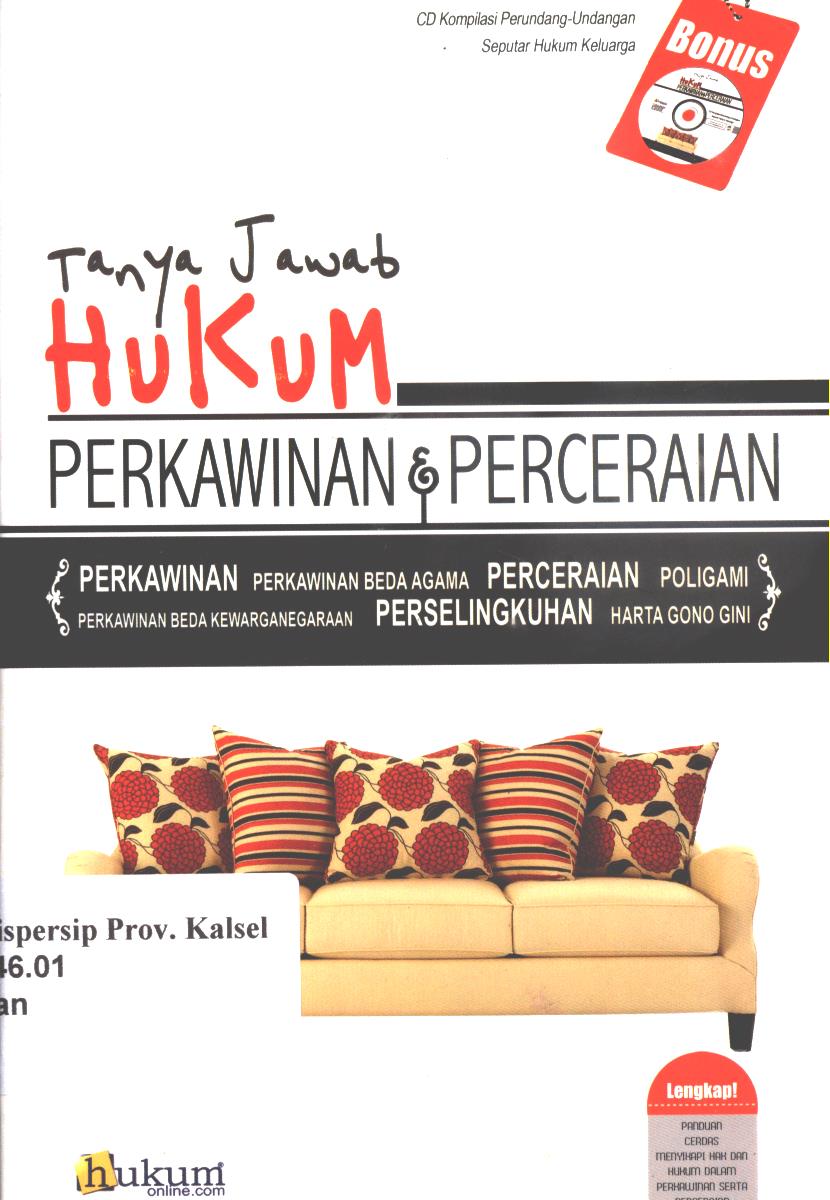Cover Tanya Jawab Hukum Perkawinan Dan Perceraian :  Perkawinan Perkawinan Beda Agama Perceraian Poligami Perkawinan Beda Kewarganegaraan harta gono gini / HukumOnline
