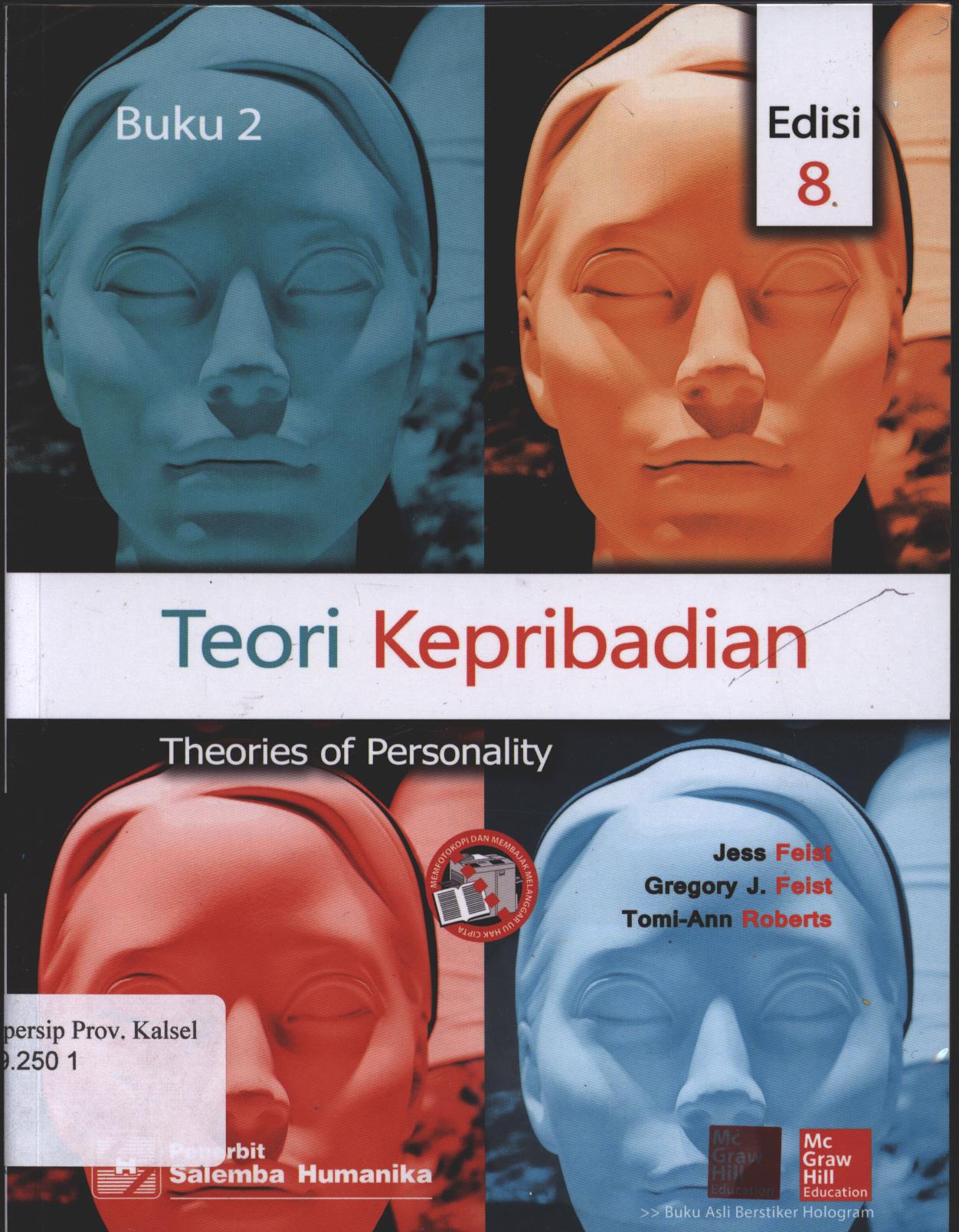 Cover Teori Kepribadian / Jess Feist, Gregory J. Feist, Tomi-Ann Roberts; Penerjemah, R.A. Hadwitia Dewi Pertiwi