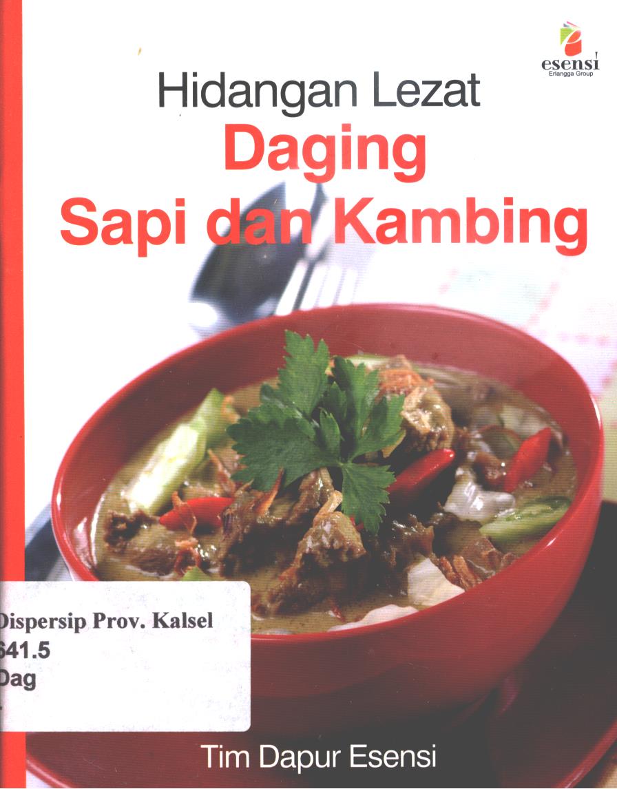 Cover Daging sapi dan kambing / Milly Indra supit ; Editor,Ratri medya septina, feny christine.
