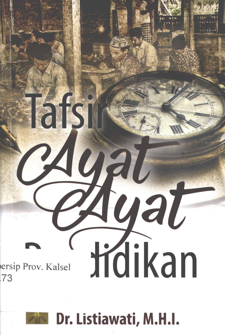 Cover Tafsir Ayat-Ayat Pendidikan / Listiawati