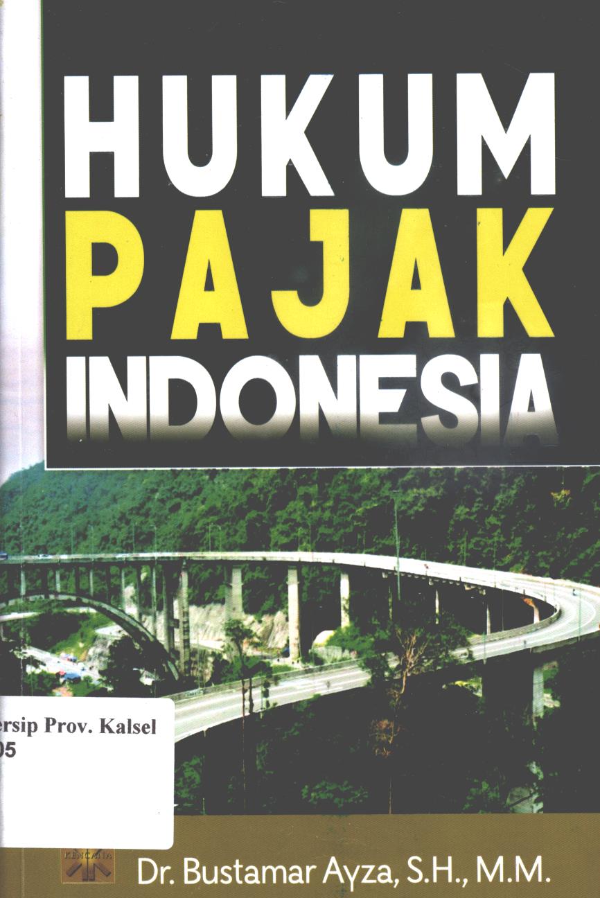Cover Hukum pajak Indonesia / Bustamar Ayza