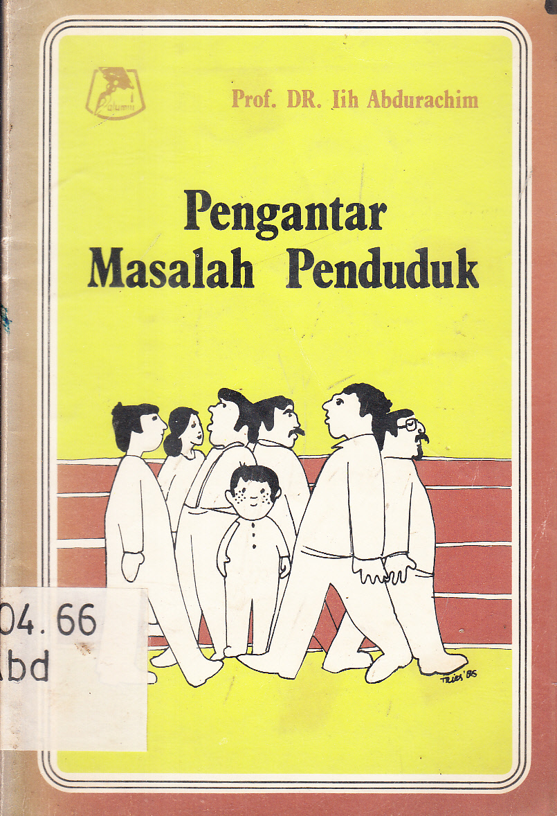 Cover Pengantar masalah penduduk / Iih Abdurachim