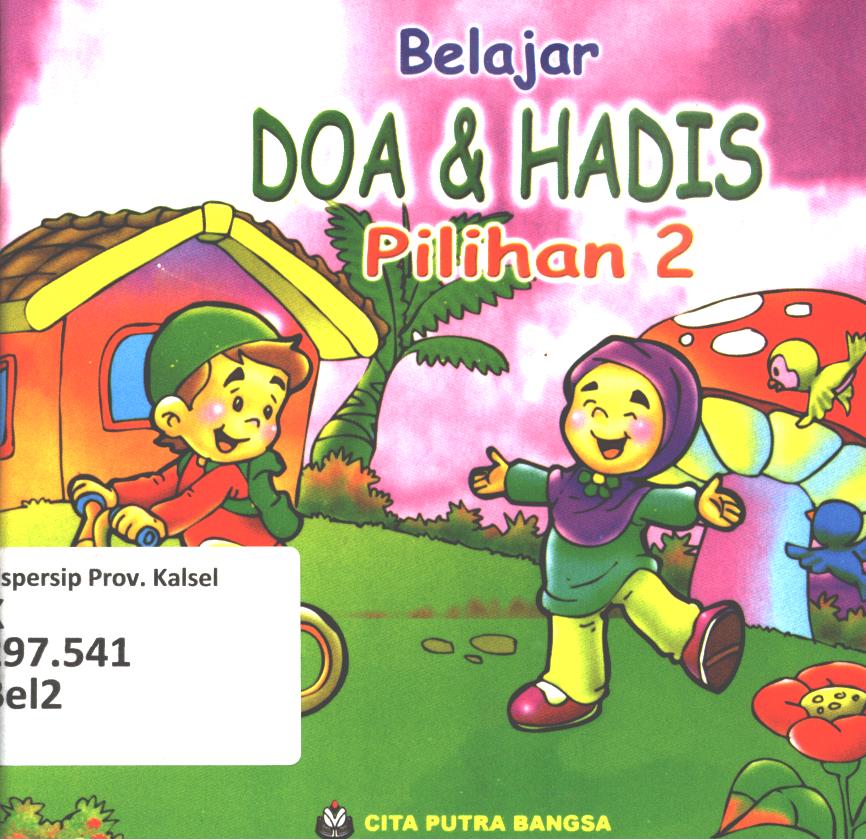 Cover Belajar doa dan hadis pilihan 2 / Tim cita putra bangsa