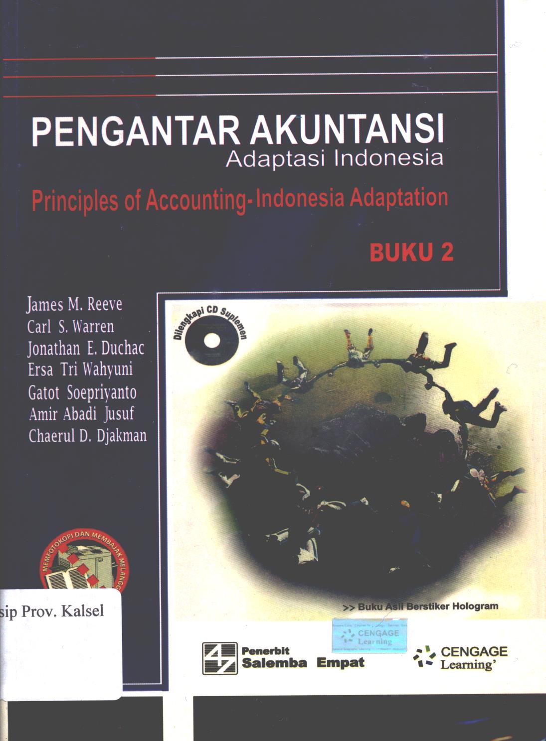Cover Pengantar akuntansi - adaptasi indonesia buku 2 / Penerjemah, Damayanti dian ; Editor, Tim editor penerbit salemba.