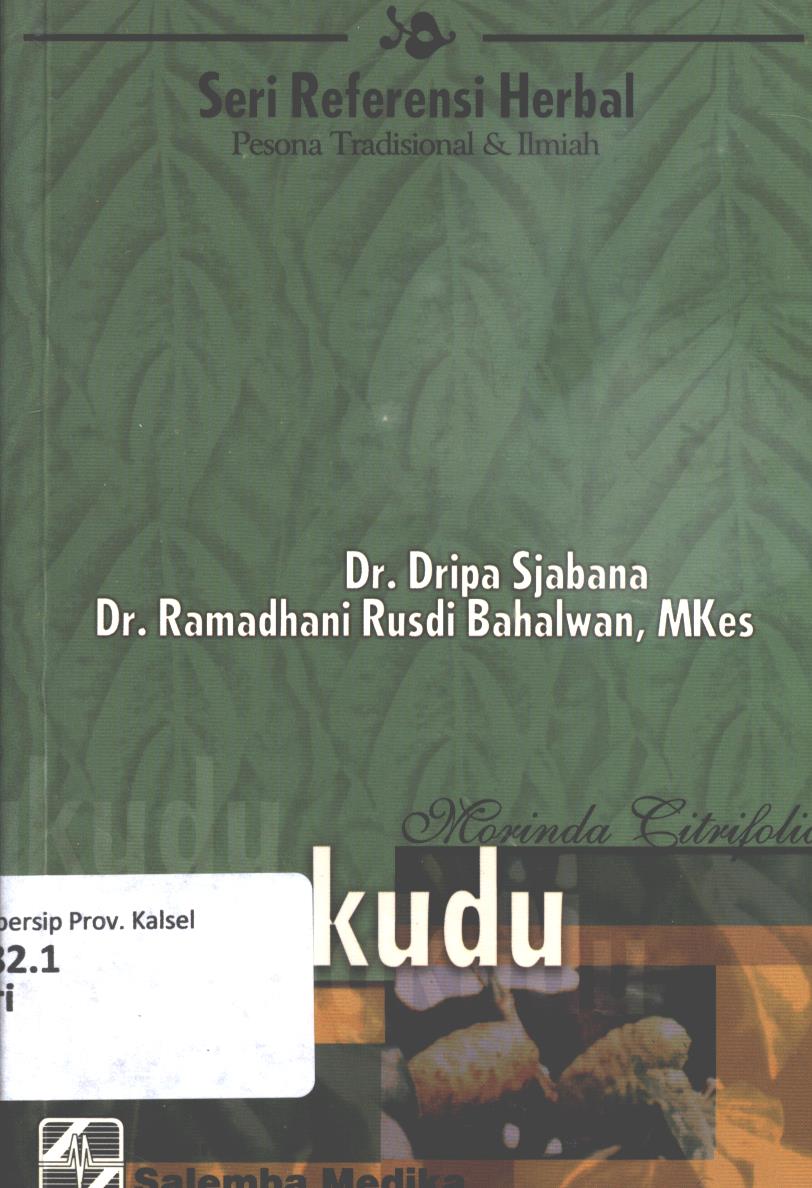 Cover Mengkudu / Dripa Sabana, Ramadhani Rusdi Bahalwan