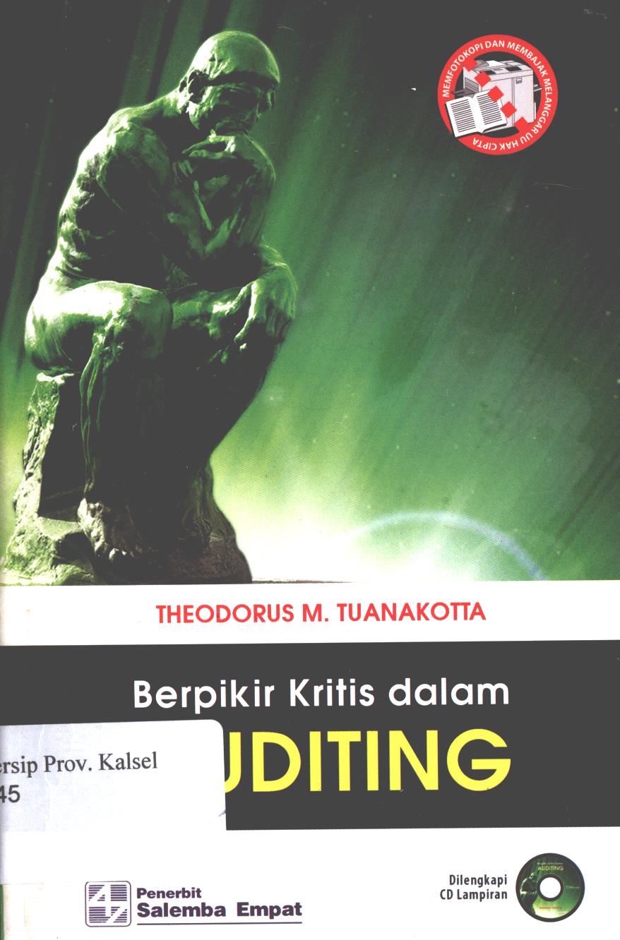 Cover Berpikir kritis dalam auditing / Theodorus M.Tuanakotta