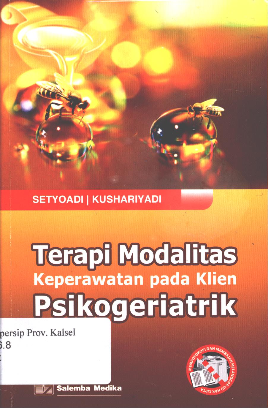 Cover Terapi  modalitas keperawatan pada klien psikogeriatrik / Ns. Setyoadi, Kushariyadi