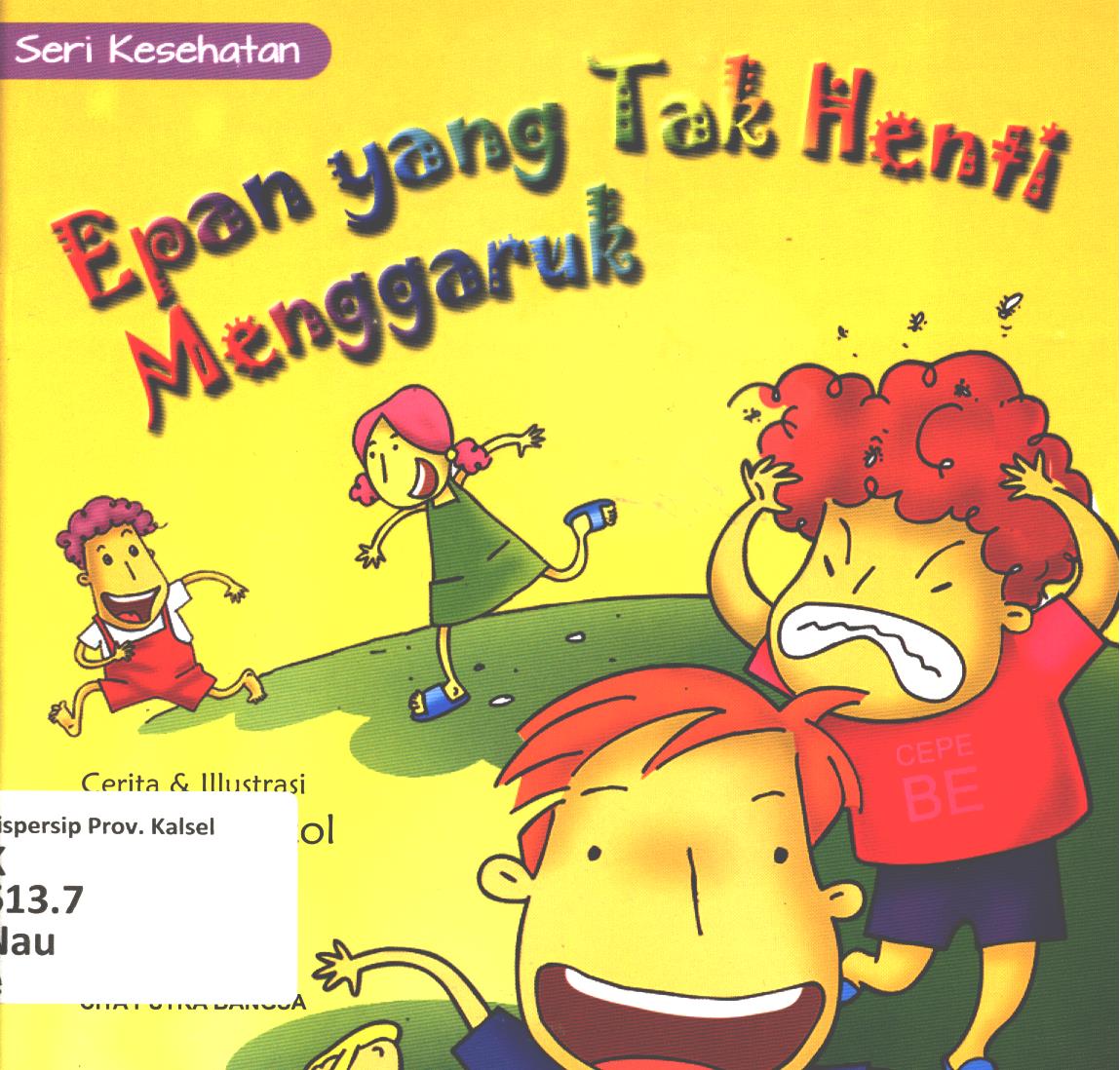 Cover Epan yang tak henti menggaruk / Naufal Moncol