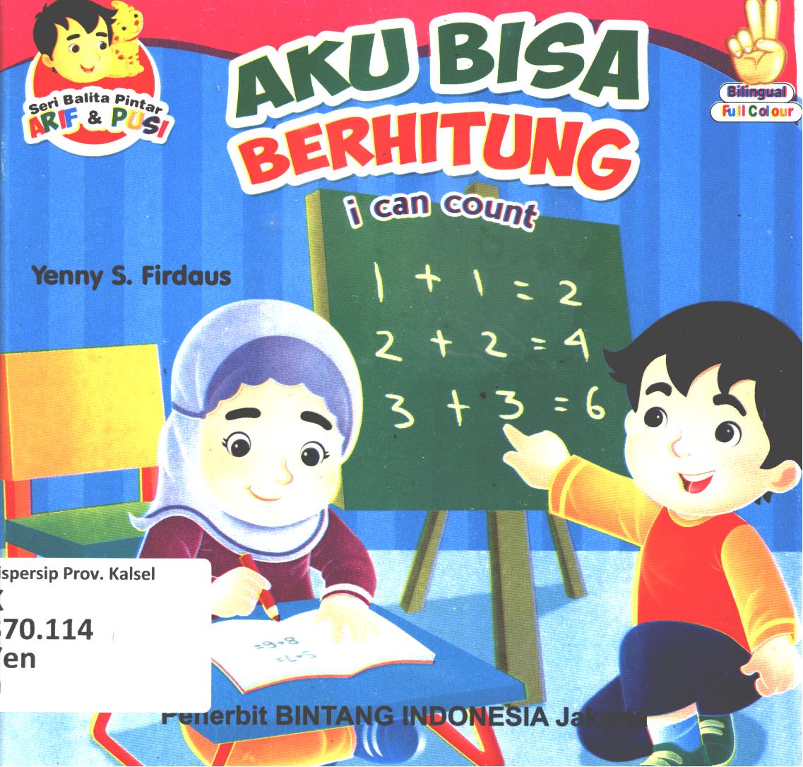 Cover Aku bisa berhitung :  I can count / Yeni S. Firdaus