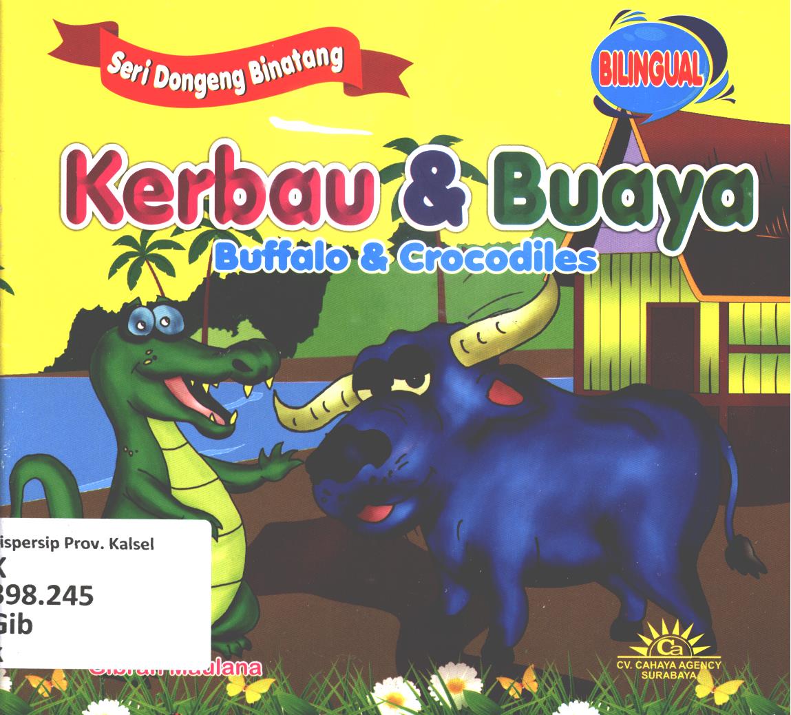 Cover Kerbau dan buaya :  Buffalo dan crocodiles / Gibran Maulana