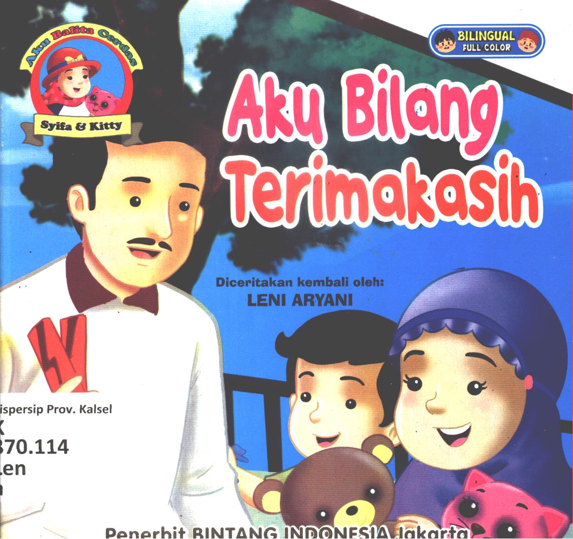 Cover Aku bilang terimakasih / Leni Aryani