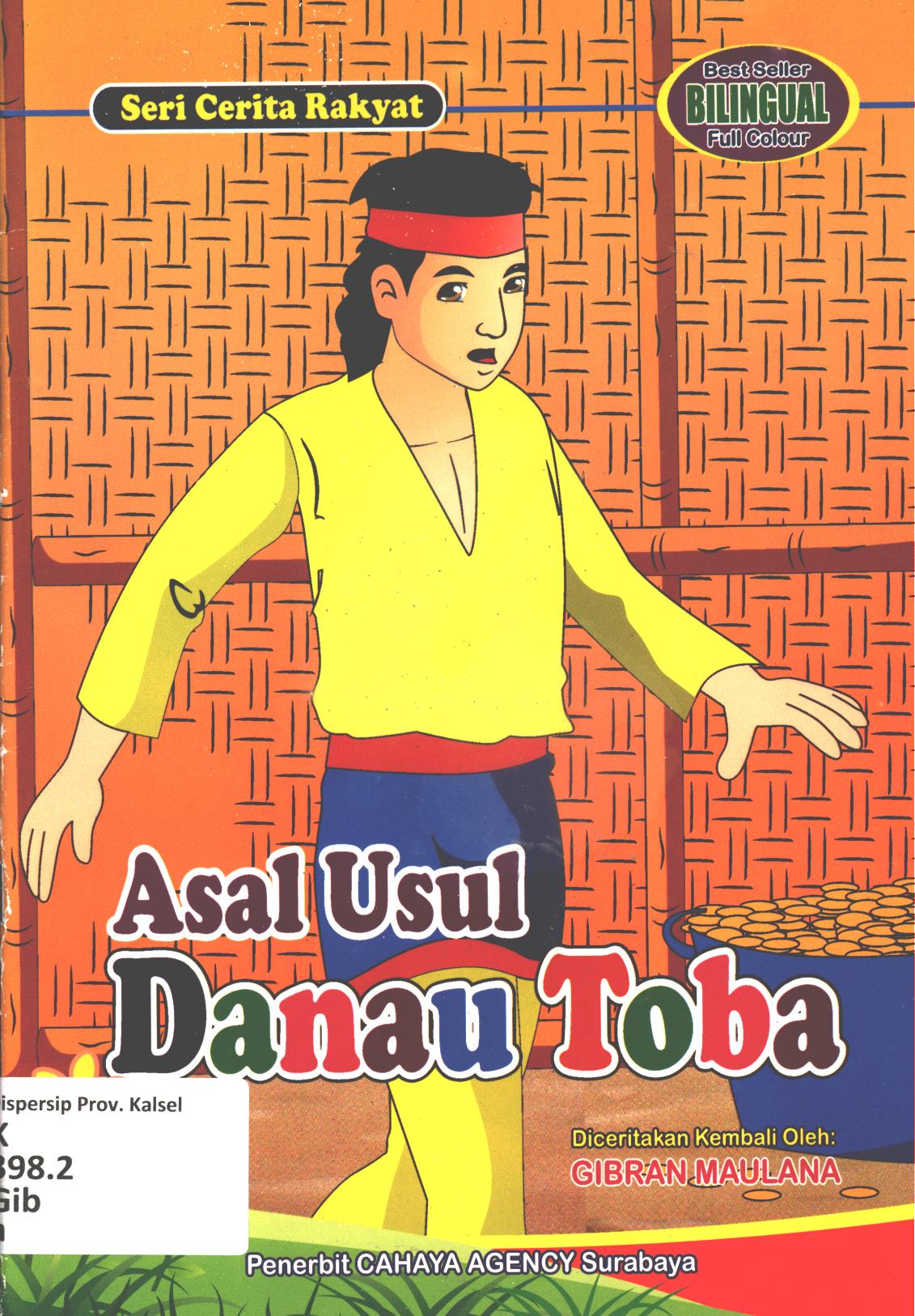 Cover Asal usul danau toba / Gibran Maulana