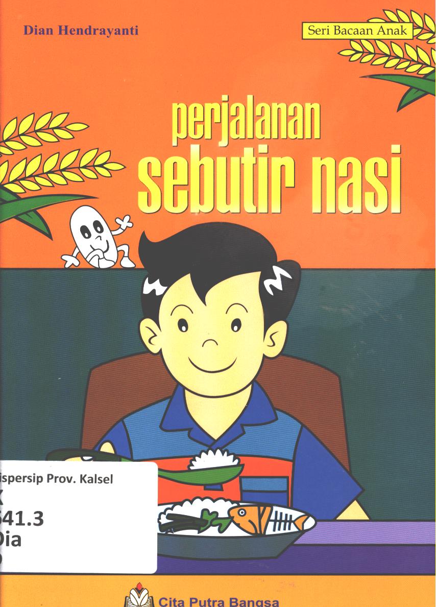 Cover Perjalanan sebutir nasi / Dian Hendrayanti