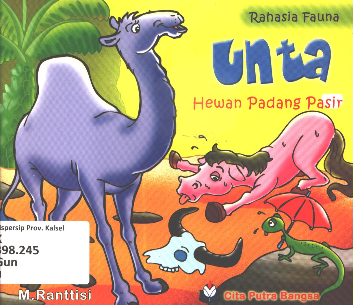 Cover Unta :  Hewan padang pasir / Gunawan