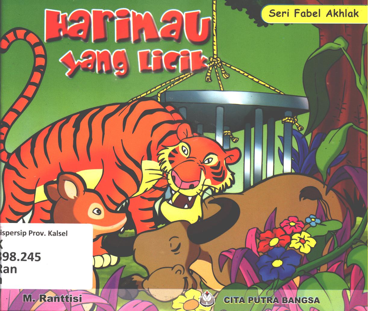 Cover Harimau yang licik / M. Ranttisi