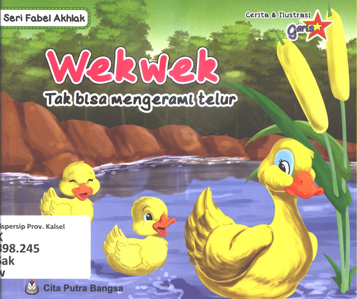 Cover Wekwek tak bisa mengerami telur / Sakti Wibowo