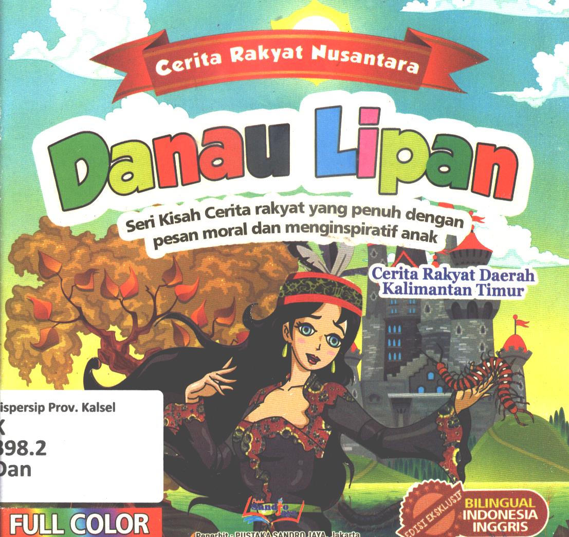 Cover Danau Lipan cerita rakyat Kalimantan Timur