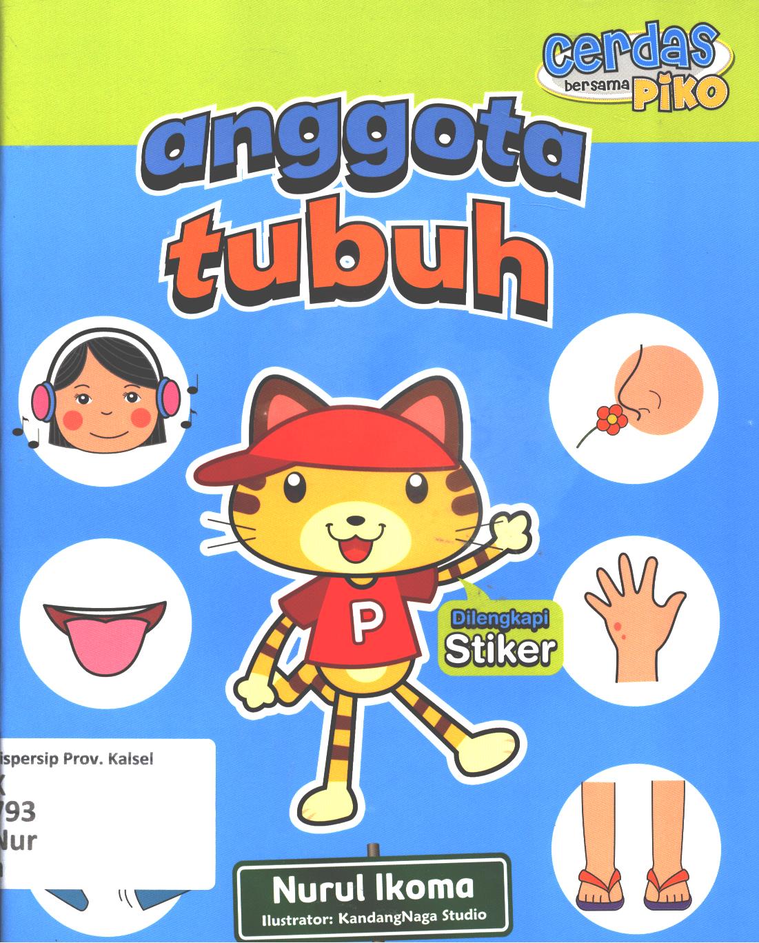 Cover Anggota tubuh / Nurul Ikoma ; editor, Yenni Saputri