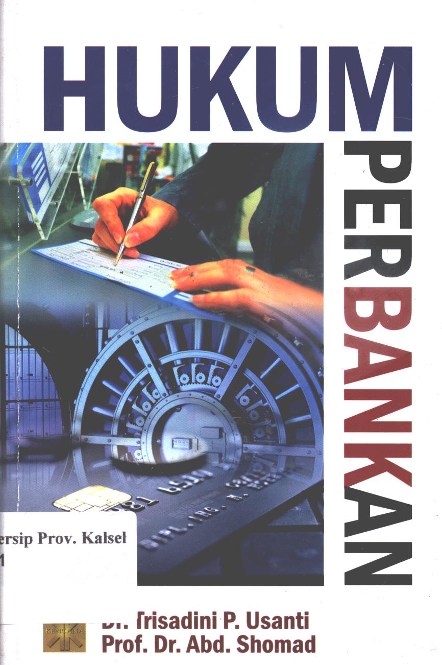 Cover Hukum Perbankan / Trisadini P. Usanti, Abd. Shomad