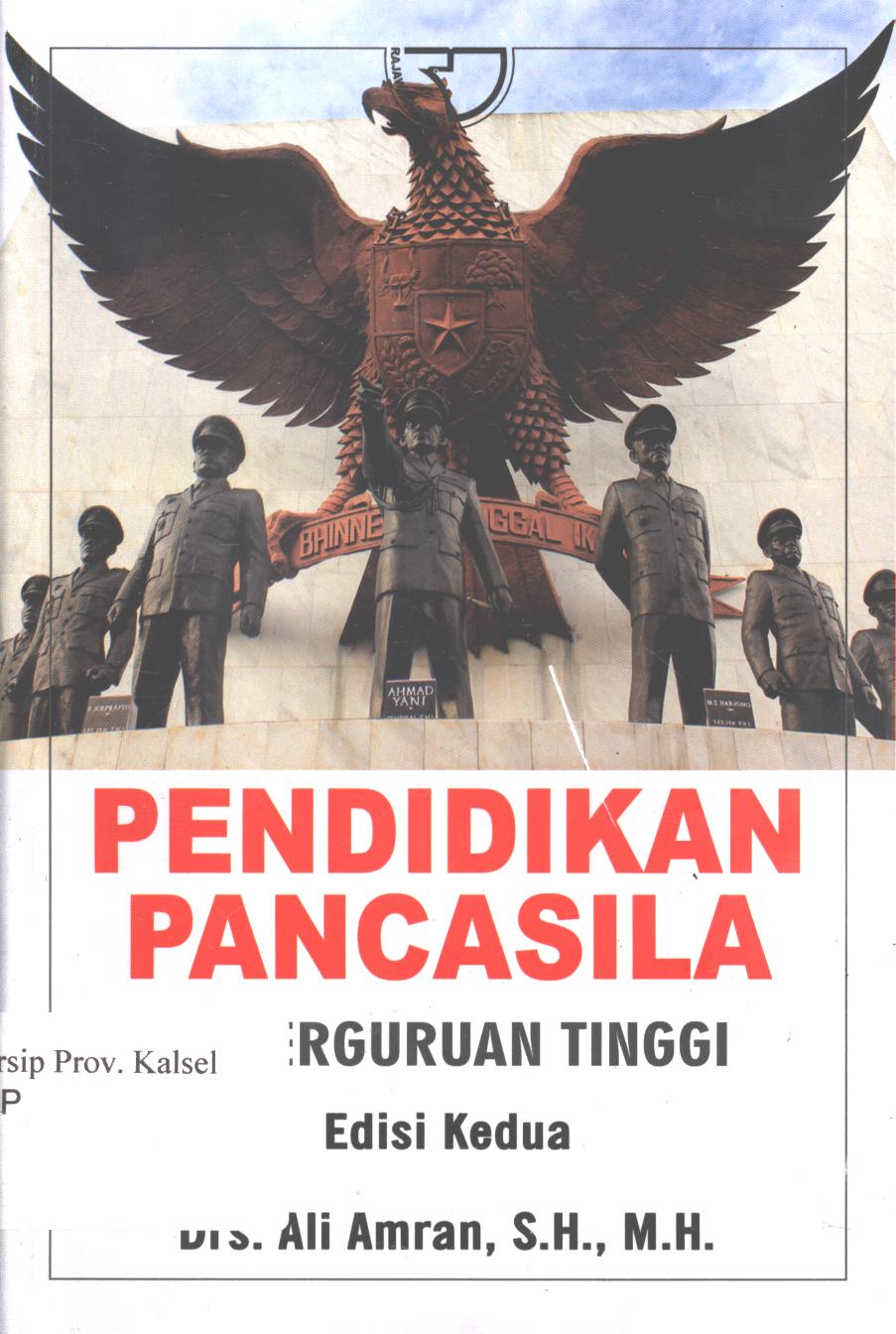 Cover Pendidikan pancasila di perguruan tinggi / Ali Amran