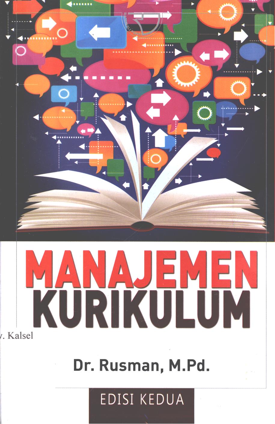 Cover Manajemen kurikulum / Rusman