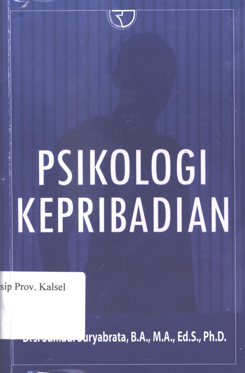 Cover Psikologi kepribadian / Sumadi Suryabrata