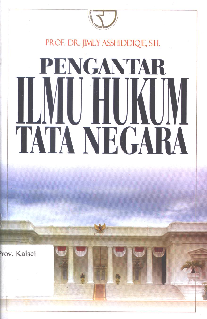 Cover Pengantar ilmu hukum tata negara / Jimly Asshiddiqie
