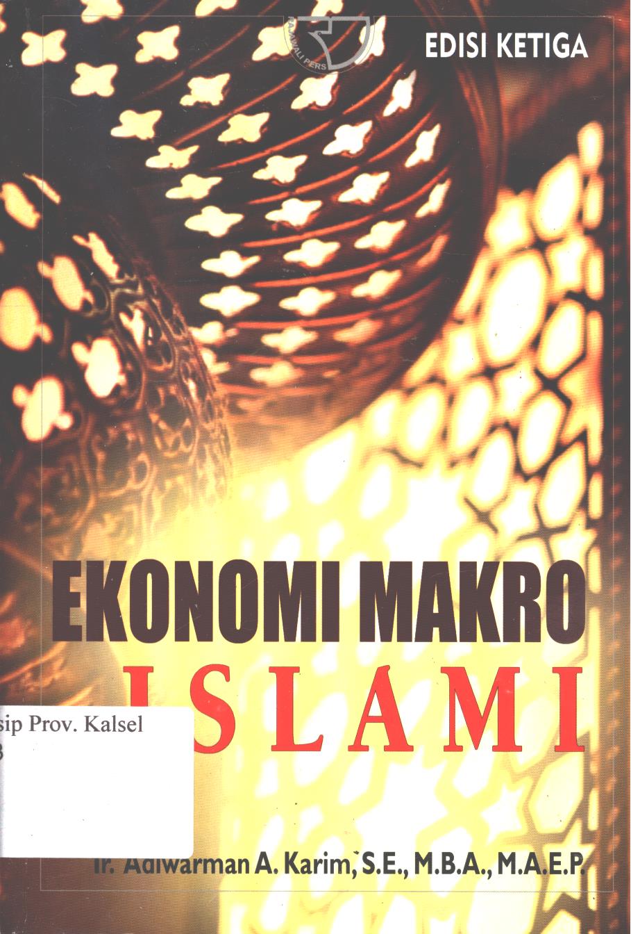 Cover Ekonomi makro islami / Adiwarman A. Karim