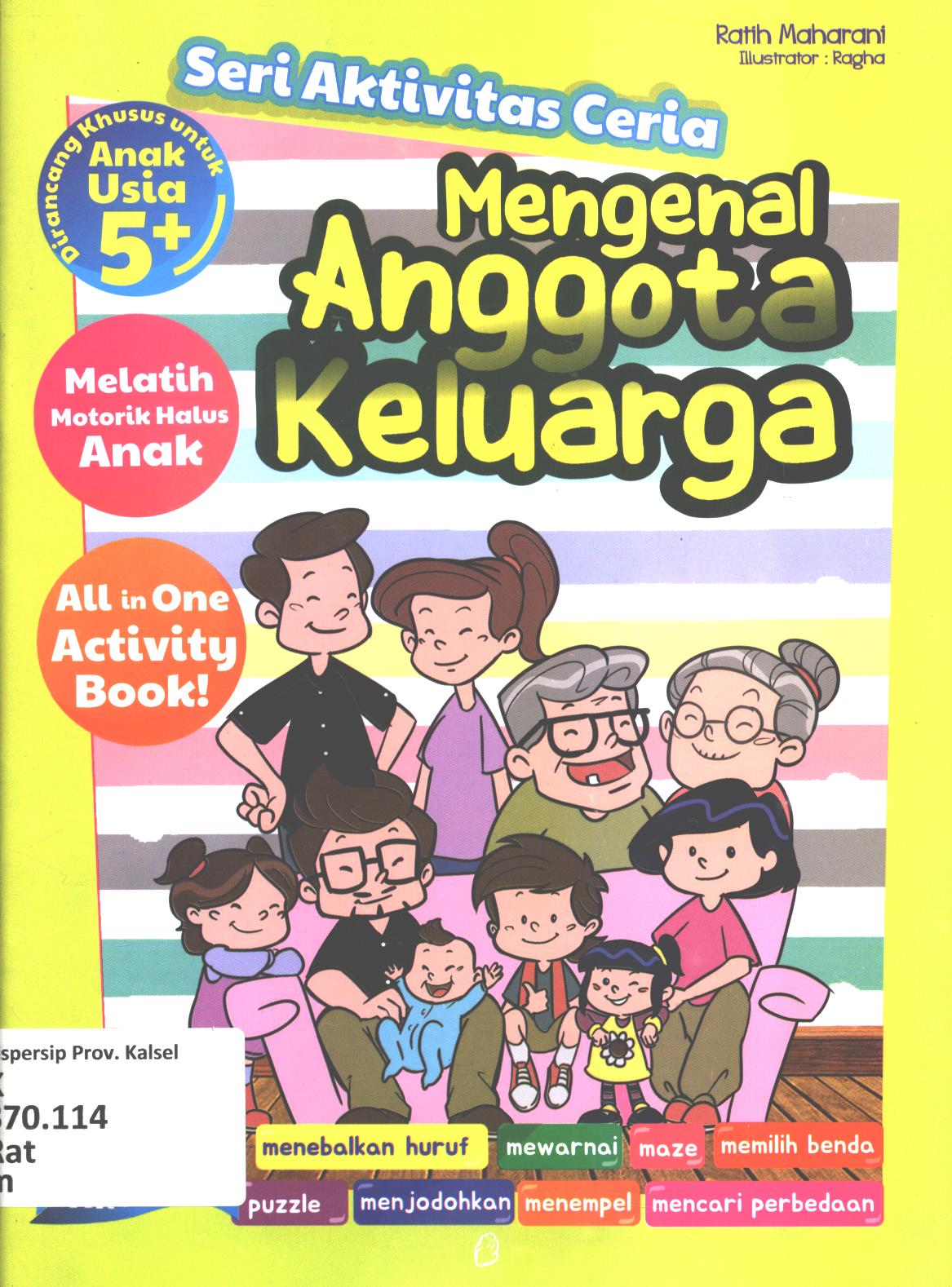 Cover Mengenal anggota keluarga / Ratih Maharani