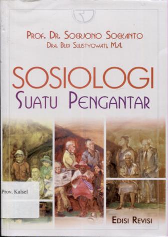 Cover Sosiologi suatu pengantar / Soerjono Soekanto,;