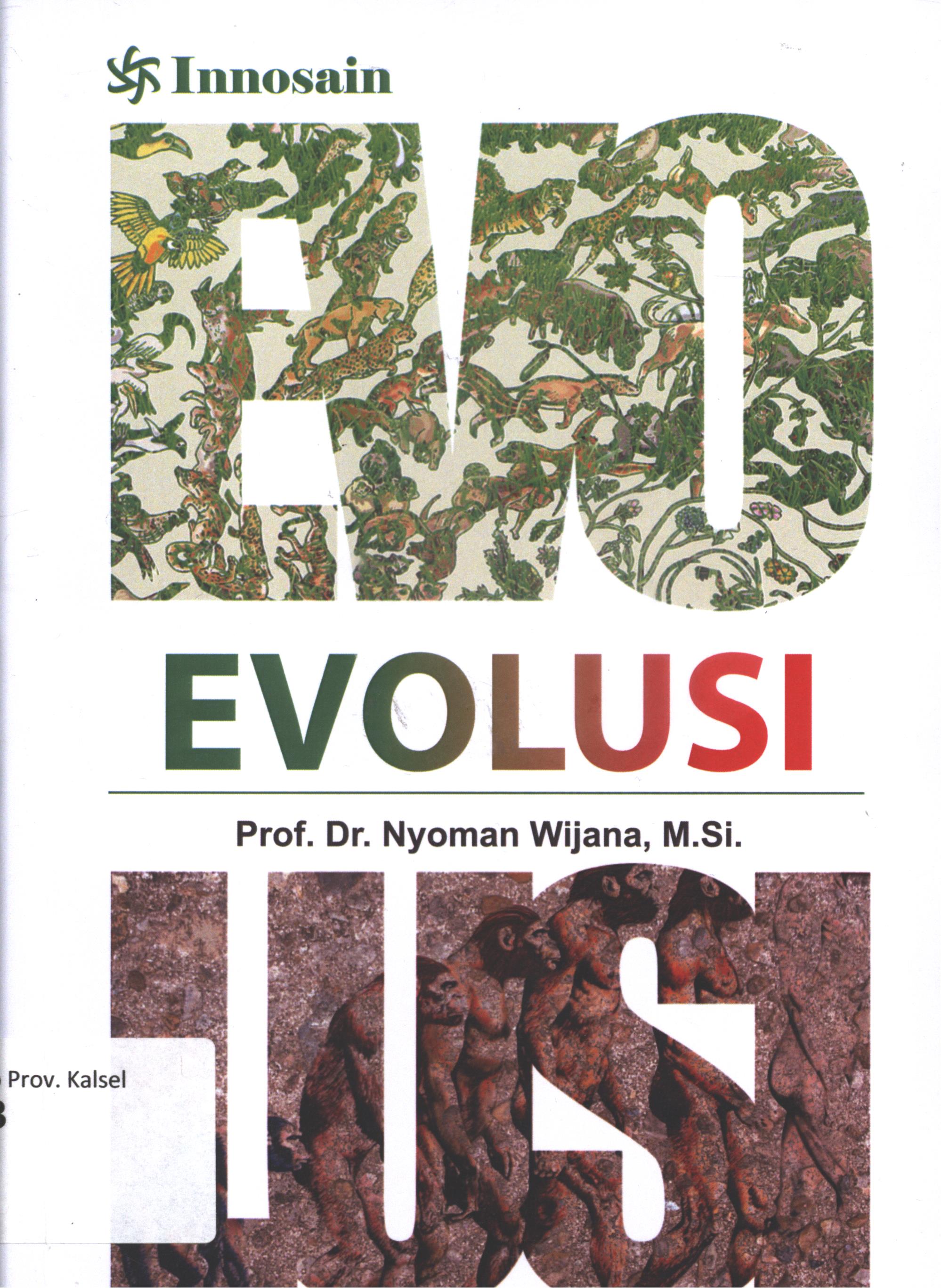 Cover Evolusi / Prof. Dr. Nyoman Wijaya, M.Si.