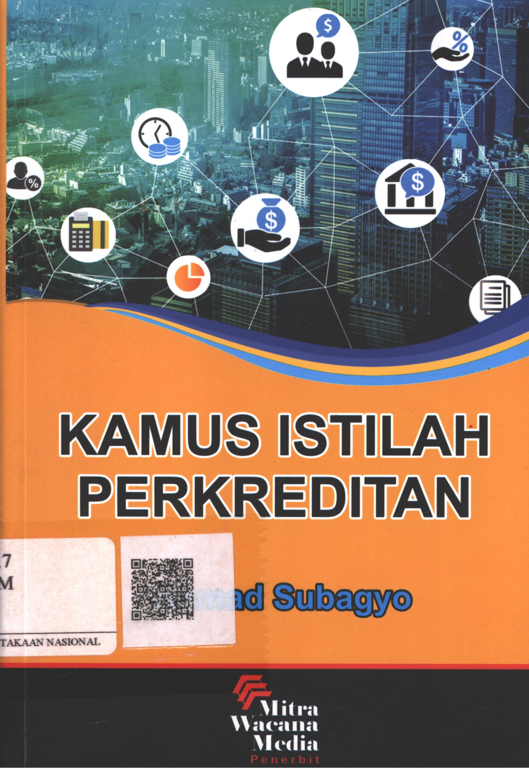 Cover Kamus Istilah Perkreditan / Dr. Ahmad subagyo, SE. MM. CRBD.