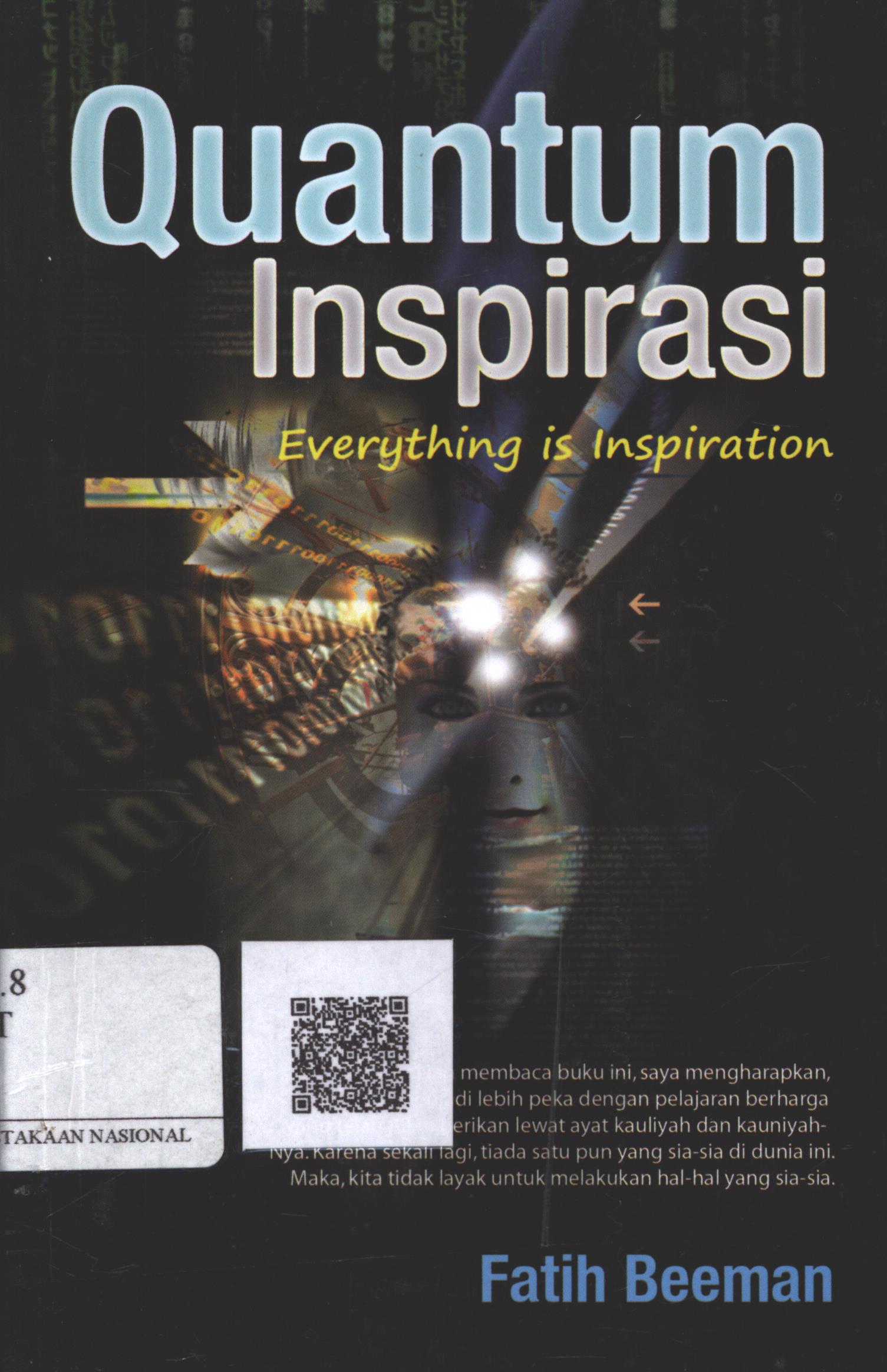 Cover Quantum Inspirasi :  everything is inspiration / Fatih Beeman