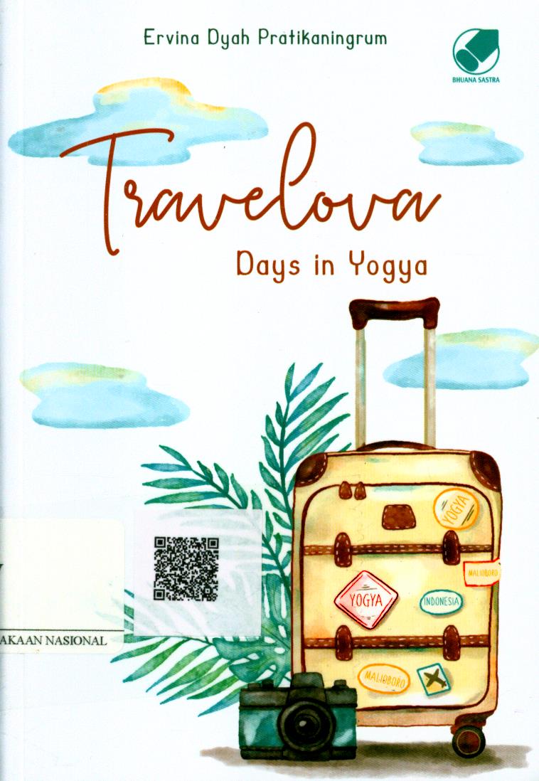 Cover Travelova :  days in yogya / Ervina Dyah Pratikaningrum ; Penyunting : Ani Nuraini Syahara