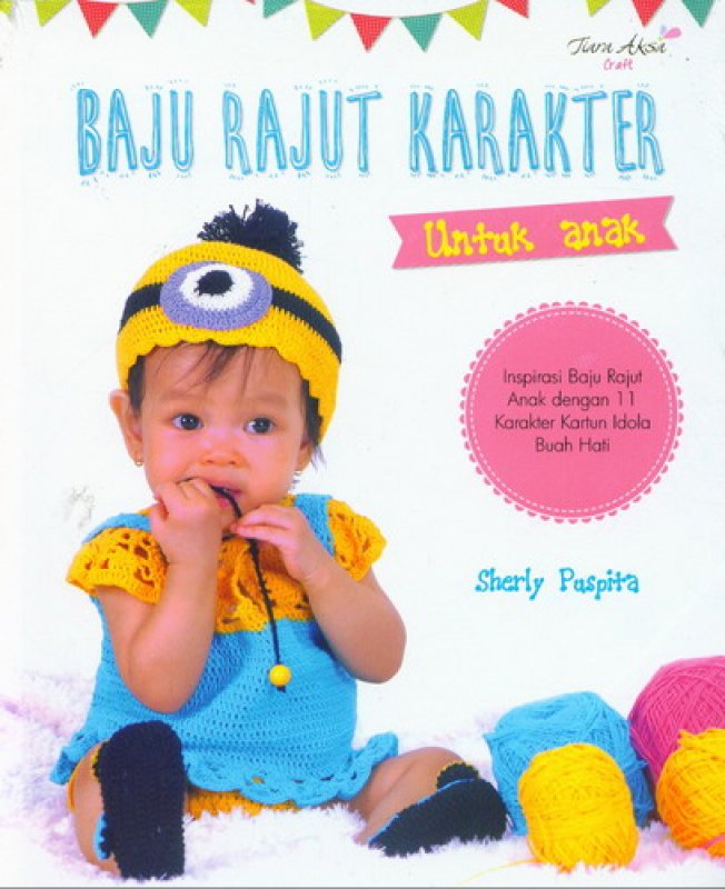 Cover Baju Rajut Karakter Untuk Anak / Sherly Puspita