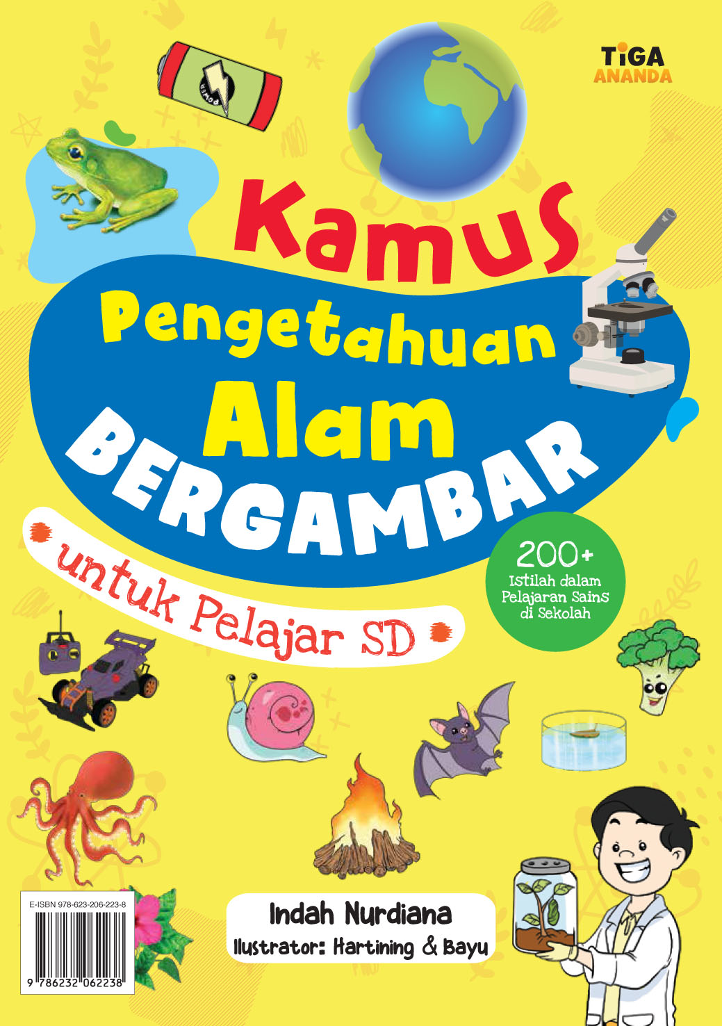 Cover Kamus Pengetahuan Alam Bergambar :  Untuk pelajar SD / Indah Nurdiana