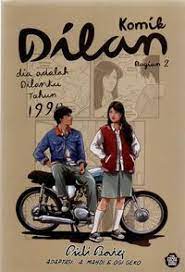 Cover Komik Dilan Bagian 2 :  Dia adalah Dilanku tahun 1990 / Pidi Baiq