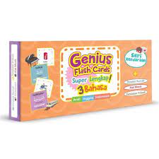Cover Genius Flash Cards Super Lengkap! 3 Bahasa (Arab - Inggris - Indonesia) Seri Kendaraan / Noor H. Dee