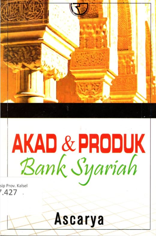 Cover Akad Dan Produk Bank Syariah / Ascarya
