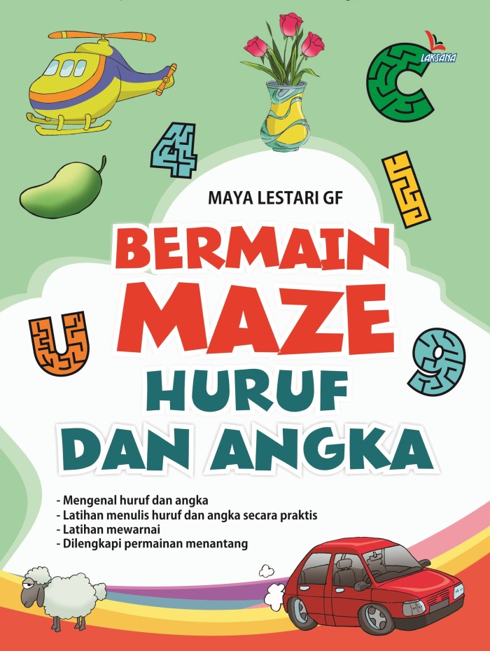 Cover Bermain Maze Huruf dan Angka / Maya Lestari GF