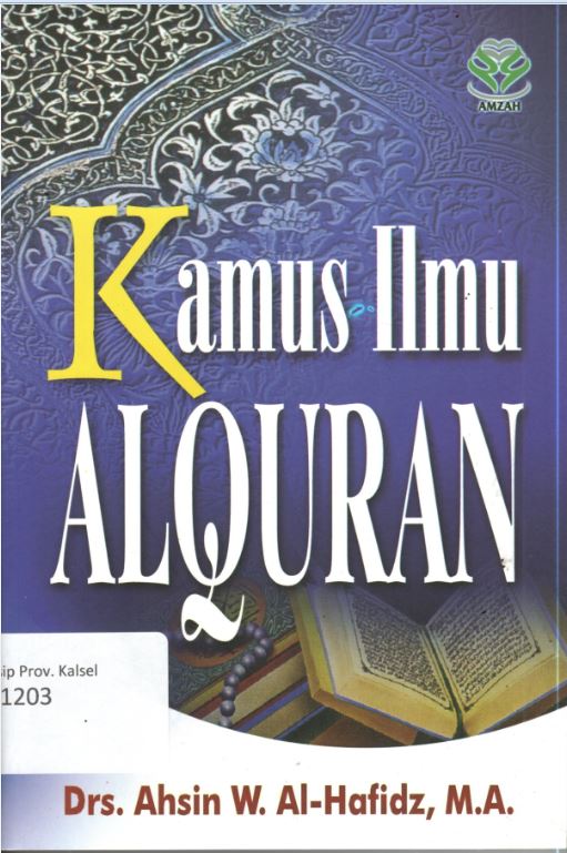 Cover Kamus Ilmu Al-Qur'an / Ahsan W. Al-Hafidz