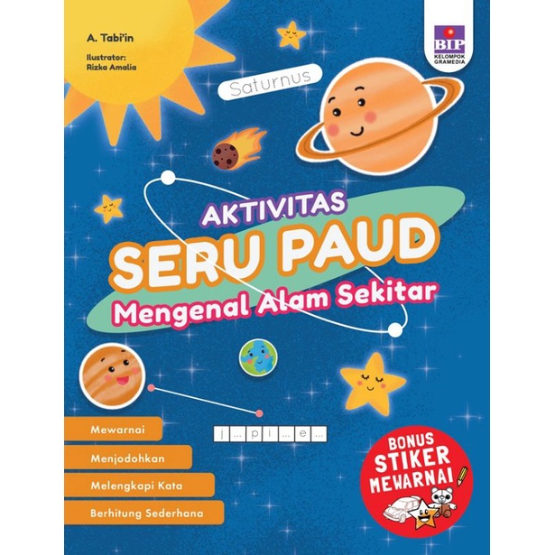 Cover Aktivitas Seru PAUD Mengenal Alam Sekitar / Ahmad Tabi'in