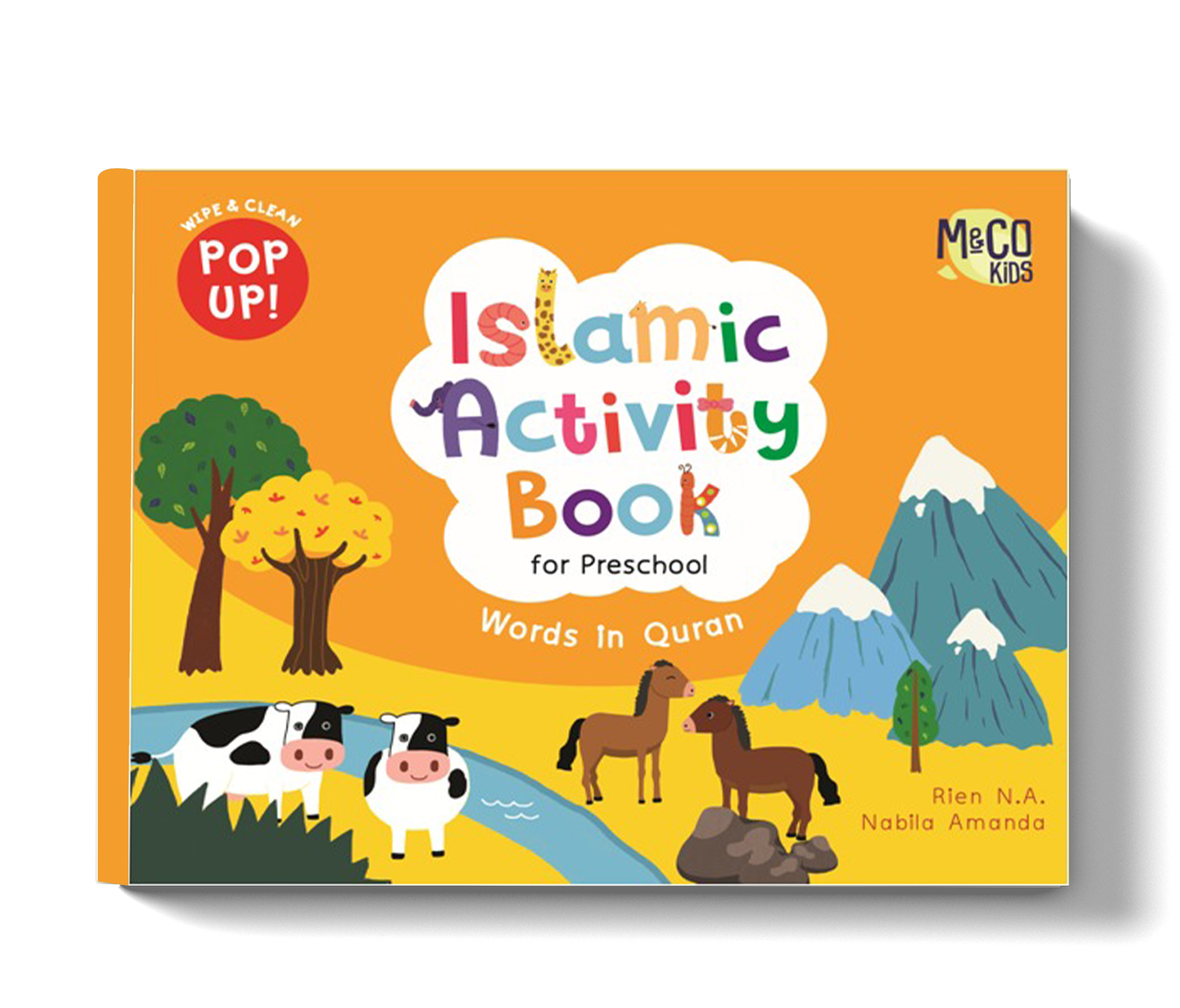 Cover Islamic Activity Book for Preschool :  Words in Qur'an / Rien N. A.