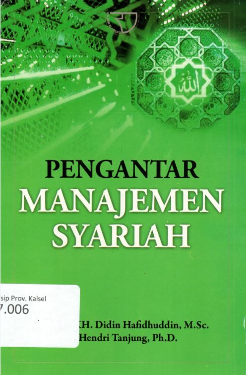 Cover Pengantar Manajemen Syariah / Didin Hafidhuddin, Hendri Tanjung