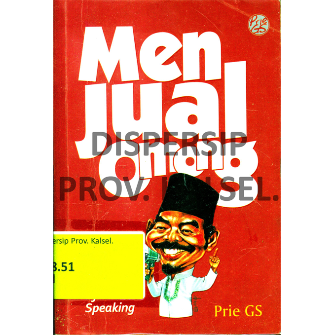Cover Menjual Omong / Prie GS, Editor : Mulyono, S.Pd., M.Hum.