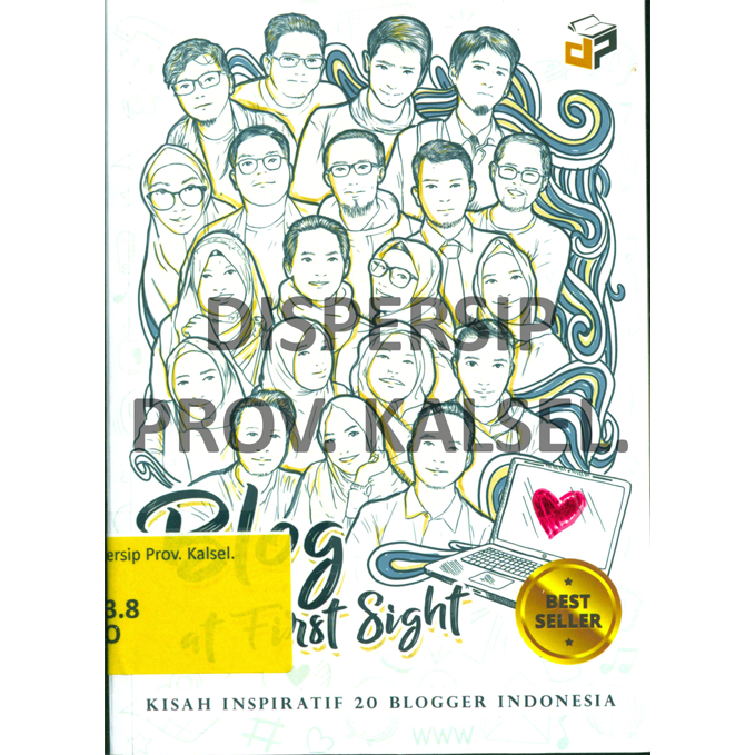 Cover Blog at First Sight :  Kisah Inspiratif 20 Blogger Indonesia