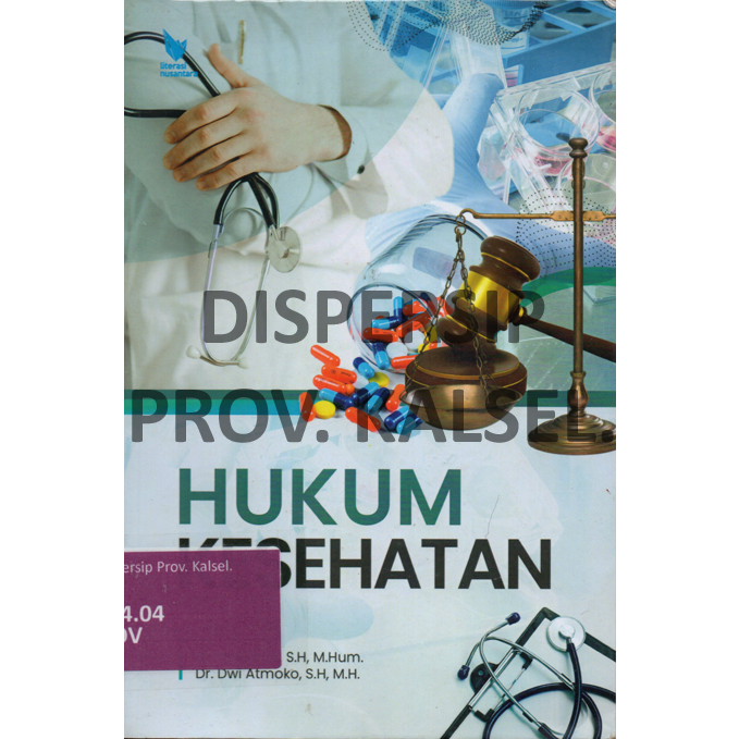 Cover Hukum Kesehatan / Editor : Nur Azizah Rahma