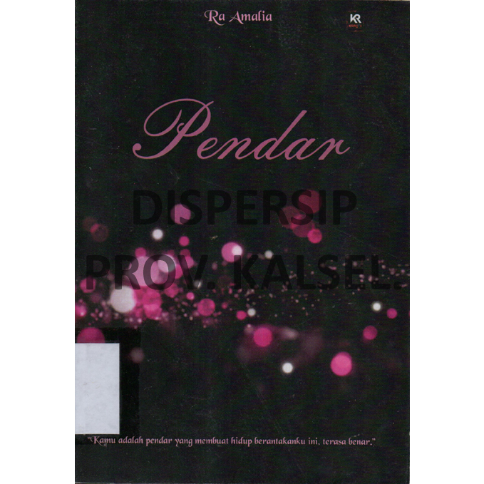 Cover Pendar / Ra Amalia, Editor : Tim Editing Karos Publisher